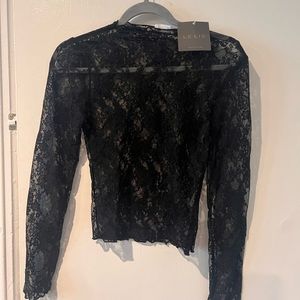 Black lace Long Sleeve